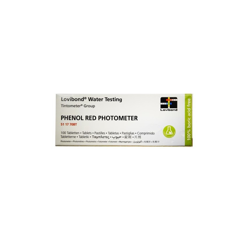 Recharge pastilles Lovibond Phenol Red