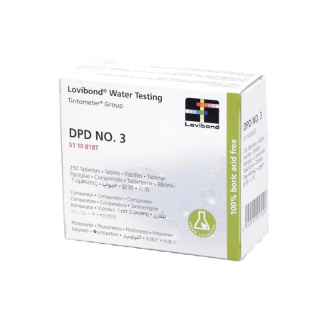 Recharge pastilles Lovibond Chlore combiné DPD n°3