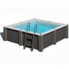 Piscine hors sol carrée composite 3,15 x 3,15 x 0,96 m