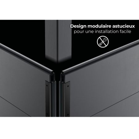 Piscine hors sol rectangle en composite