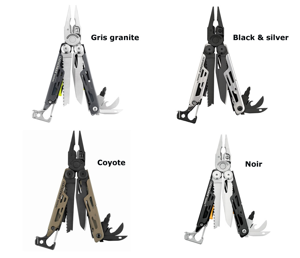 Pince Signal Leatherman couleurs
