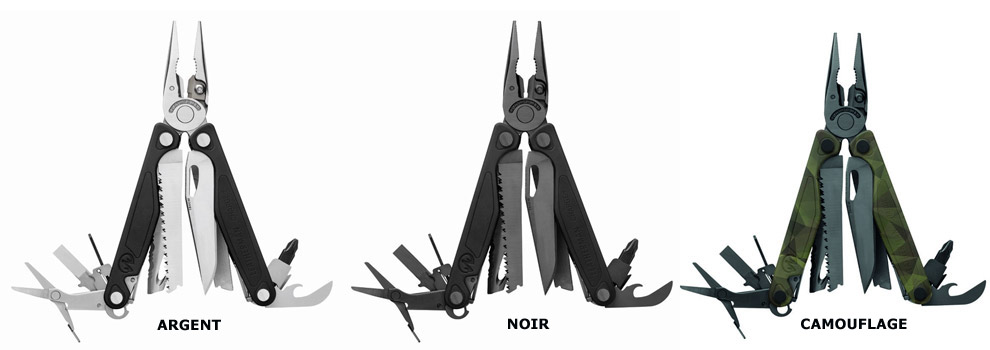 Couleurs pince Leatherman charge +