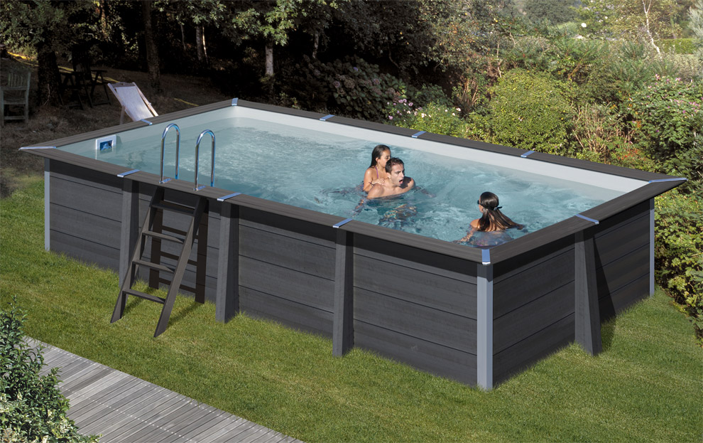 Piscine hors sol composite rectangle Gre